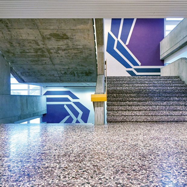 Wandmalerei von Ernst Brassel (Bild: Roth + Schmid Fotografie) Wandmalerei von Ernst Brassel